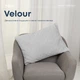 Подушка декоративна "VELOUR" 50*70 см світло-сірий - зображення 1