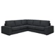 Диван 4-місний кутовий IKEA KIVIK Tresund антрацит (094.828.53) - зображення 1