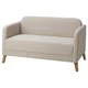 Диван 2-місний IKEA LINANAS Vissle бежевий (404.999.74) - зображення 1