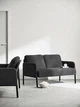 Диван 2-місний IKEA GLOSTAD Knisa темно-сірий (504.890.12) - изображение 2