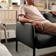 Диван 2-місний IKEA GLOSTAD Knisa темно-сірий (504.890.12) - изображение 4