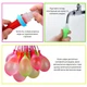 Шарики Happy Baby Balloons для игры в водяные бомбочки 111 шт в комплекте, цветные (ad21-71) - изображение 6