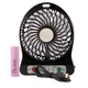 Портативний настільний акумуляторний USB міні вентилятор Mini Fan XSFS-01 Чорний - зображення 1
