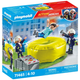 Zestaw figurek Playmobil Action Heroes Firefighter with Air Pillow z akcesoriami 13 elementów (4008789714657) - obraz 1