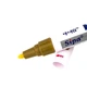 Маркер перманентний золотистий Sipa SP110 Paint 3 мм - зображення 5