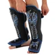Защита голени и стопы для единоборств Yokkao 9793 размер S Black-Blue - изображение 2