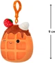 Мягкая игрушка на клипсе Squishmallows Вафелька Вивер 9 см (SQCP00219) - изображение 2