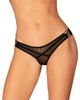 Эротические женские Трусики Obsessive Roxelia thong XS/S Чёрный (SO9074) - изображение 1