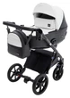Коляска 2 в 1 Bair Kiwi Plus ECO BKP-51/15 белый / черный - изображение 2