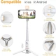 Монопод-штатив Q12S Selfie Stick Magic snapshot с подсветкой и Bluetooth кнопкой Трипод Селфи-палка Белый - изображение 3