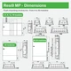 Щит Schneider Electric Mini Pragma 1ряд/4 модуля, внутренний, дымчатая дверь (MIP22104T) - изображение 3