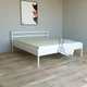 Кровать двуспальная металлическая Tobi sho Гармония 200X160 белый - изображение 1