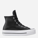 Trampki damskie na platformie Converse Platform Hi Leather 561675C 39 (8US) 24.8 cm Czarne (888755795743) - obraz 1