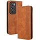 Чехол-книжка Deexe Retro Style для OPPO Reno 12 - Brown - изображение 1