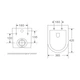 Унитаз подвесной Mixxus Premium Ellipse-0301-T3 495x365x365mm, система смыва Tornado 3.0 (MP6461) - изображение 4