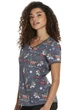 Топ медичний жіночий принт новорічний Dickies Prints DK852 SGDM XS - изображение 2