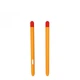 Чехол Goojodoq Matt 2 Golor TPU для стилуса Samsung Tab S7 11 T870 T875 S7 Plus 12.4 T970 T975 Orange/Red - изображение 1