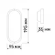 LED світильник вологозахищений овальний TITANUM 20W 6500K TL-BHO-206 - изображение 3