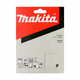 Набір шліфувального паперу Makita P-35879 (114х102 мм, 6 отворів, К240, 10 шт) білий шліфпапір шліфлисти (6870) - зображення 1