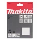 Набір шліфувального паперу Makita P-36516 (114х140 мм, К40, 10 шт) білий шліфпапір шліфлисти (6883) - зображення 1