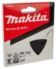 Набір трикутного наждачного паперу Makita B-21761 (94х94х94 мм, 6 отворів, К400, 10 шт) шліфпапір шліфлисти для мультиінструменту (7106) - зображення 2