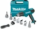 Будівельний фен Makita HG6531CK (2000Вт, 40 мм) термоповітродувка з електронним регулятором температури + 8 насадок (4572) - зображення 2