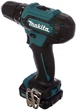 Аккумуляторная дрель-шуруповерт Makita DF333DWYE CXT + 2 АКБ 1,5 Ah + З/У + кейс электрический ручной шуруповерт (4079) - изображение 6