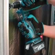 Акумуляторний кутовий електричний дриль Makita DDA351Z LXT (18В, 10мм) ручний електродриль (4143) - зображення 14