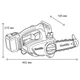 Акумуляторна ланцюгова пила Makita DUC122RFE + 2 АКБ 18 V 3 Ah + З/П + кейс ручна електрична для дерева (18В, 115мм) (4013) - зображення 4