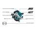 Акумуляторна ручна дискова пилка Makita DHS661ZU LXT (18В, 165мм) електрична циркулярна пила (4055) - зображення 9