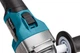 Акумуляторна кутова безщіткова шліфмашина Makita GA008GM201 XGT 40V MAX 125мм + 2 АКБ 4 Ah + З/П + кейс MakPac болгарка шліфмашинка КШМ (4209) - зображення 5