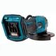 Акумуляторна кутова безщіткова шліфмашина Makita GA008GM201 XGT 40V MAX 125мм + 2 АКБ 4 Ah + З/П + кейс MakPac болгарка шліфмашинка КШМ (4209) - зображення 7