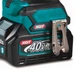 Акумуляторна кутова безщіткова шліфмашина Makita GA008GM201 XGT 40V MAX 125мм + 2 АКБ 4 Ah + З/П + кейс MakPac болгарка шліфмашинка КШМ (4209) - зображення 9