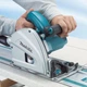 Заглибна дискова пилка Makita SP6000J (1300Вт, 165мм) ручна циркулярна пила + Makpac кейс циркулярка (4375) - зображення 9