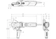Угловая шлифмашина Metabo WEVF 10-125 Quick Inox, болгарка 125мм 1000 Вт с регулировкой оборотов (картонная коробка) 613080000 (5555) - изображение 4