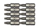 Набор бит насадок Makita P-06373 (T30, 25 мм, 10 шт) Torx биты с шестигранным хвостовиком (7653) - изображение 1