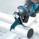 Аккумуляторная сабельная пила Makita DJR183Z (18 В, 13 мм, 50 мм) ножовка без аккумулятора и зарядного устройства (6238) - изображение 5