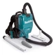 Акумуляторний безщітковий пилосос ранцевого типу Makita DVC260Z LXT 18В + 18В будівельний електричний пилосос-рюкзак без акумулятора та зарядного пристрою (4195) - зображення 2
