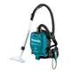 Акумуляторний безщітковий пилосос ранцевого типу Makita DVC260Z LXT 18В + 18В будівельний електричний пилосос-рюкзак без акумулятора та зарядного пристрою (4195) - зображення 3
