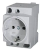Розетка электрическая Hager SN016 (16А/250В) на DIN-рейку (10680) - изображение 2