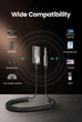 Bluetooth-адаптер UGREEN CM309 Bluetooth 5.0 автомобильный приемник AUX с микрофоном Space Gray (70601) - изображение 9