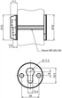 Накладка Mul-T-Lock SL3 DIN ROUND 14.5 мм 58-63 мм 3 класс Комплект М8х75 BLACK_MAT Черная (ML37000024589) - изображение 6