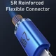 Кабель Baseus Crystal Shine Series Fast Charging Data Cable USB to iP 2.4 A 2 m Blue (CAJY000103) - зображення 5