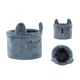 Кошик для зберігання Kite Cute Cat K24-3100S-2, 20х16 см, плюшевий - зображення 1