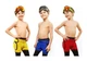 Защитные детские шорты для роликов Sport Gear Recruit red 5XS - изображение 6
