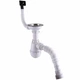 Сифон для мийки Waterstal А - 4007 40 мм пластик білий (GSR-000026528) - зображення 1