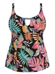 Танкіні Elomi Tropical Falls 801561 18/2XL Black (ZIK0000025186) - зображення 4