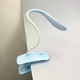 Led лампа настільна на прищіпці з акумулятором та USB висота 27см, 14 світлодіодів 3 режими свічення, синя - зображення 1