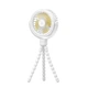 Вентилятор портативный USAMS Baby Stroller Fan ZB289 |4W; 3 speed; 360 degree fold; Night Ligh; 2000mAh| White - изображение 4