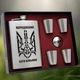 Подарочный набор фляга для алкоголя с рюмками 4 шт VexShop 9oz набор для мужчин Фляга с рюмками 270 мл (12776195) - изображение 2